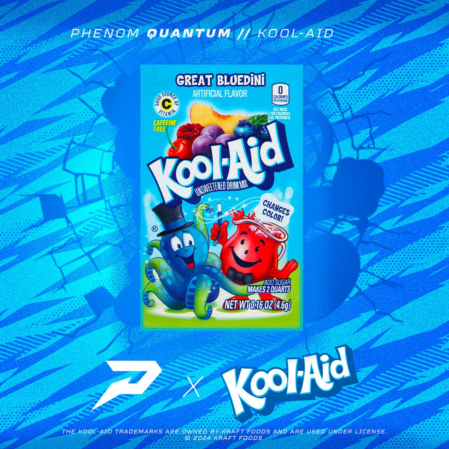 Phenom Elite Kool-Aid Football Gloves                                                                                            - view number 3