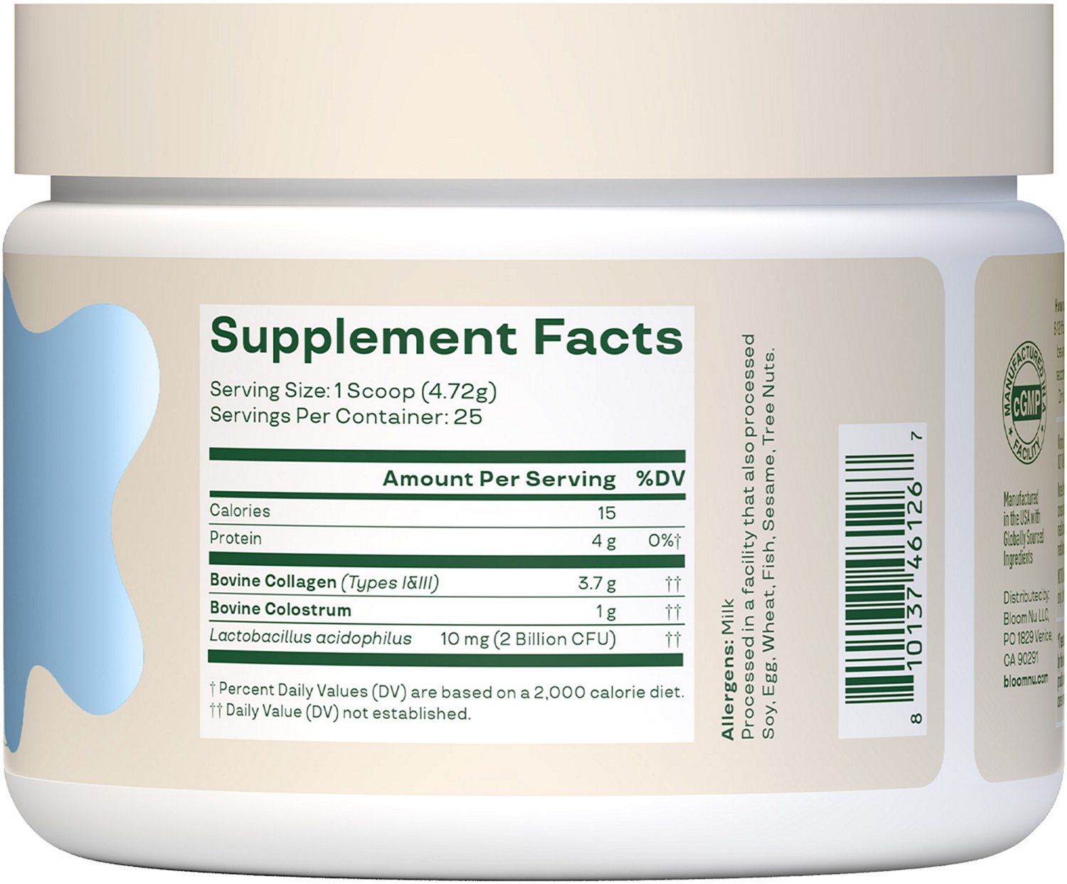 Bloom Nutrition Colostrum & Collagen Peptides 25-Pack                                                                            - view number 2