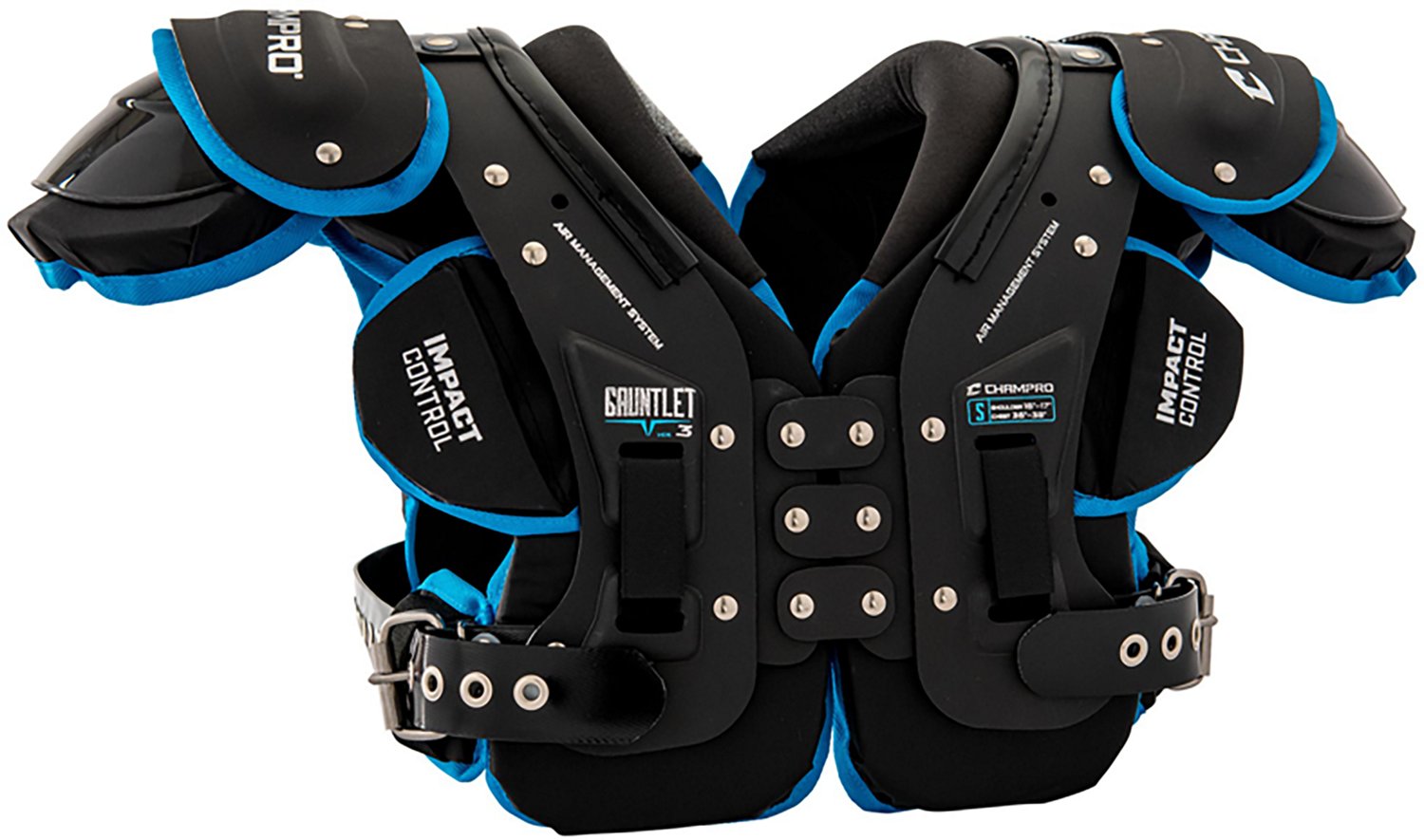 Champro Adults' Gauntlet 3 Football Shoulder Pad                                                                                 - view number 2