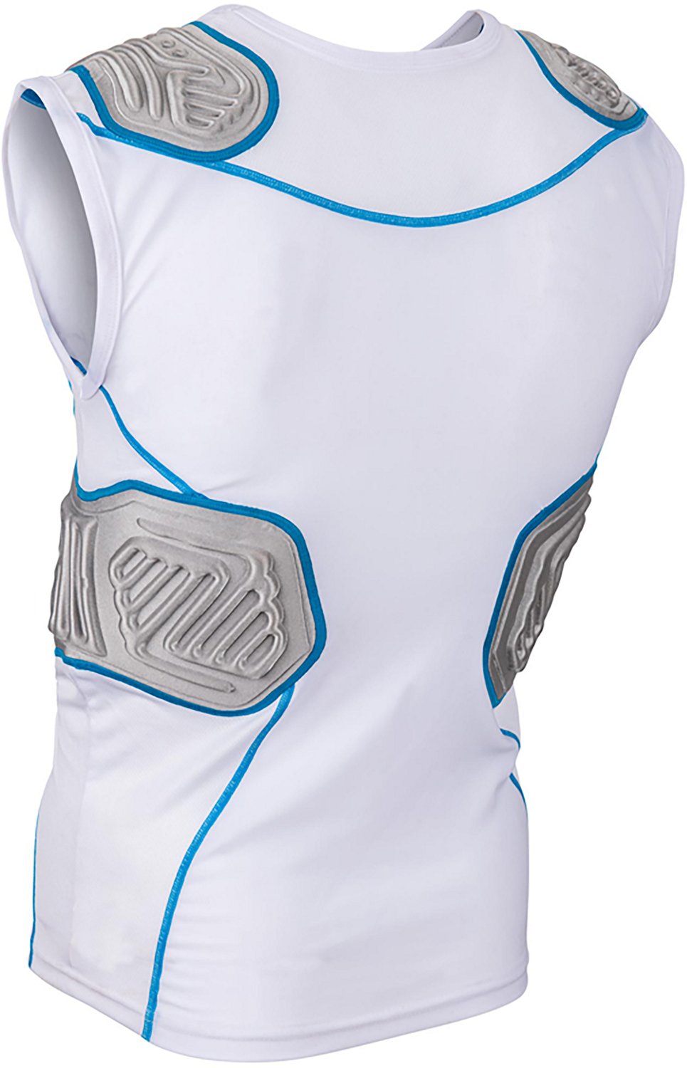Champro Adults' Bull Rush Football Padded Compression Shirt                                                                      - view number 2