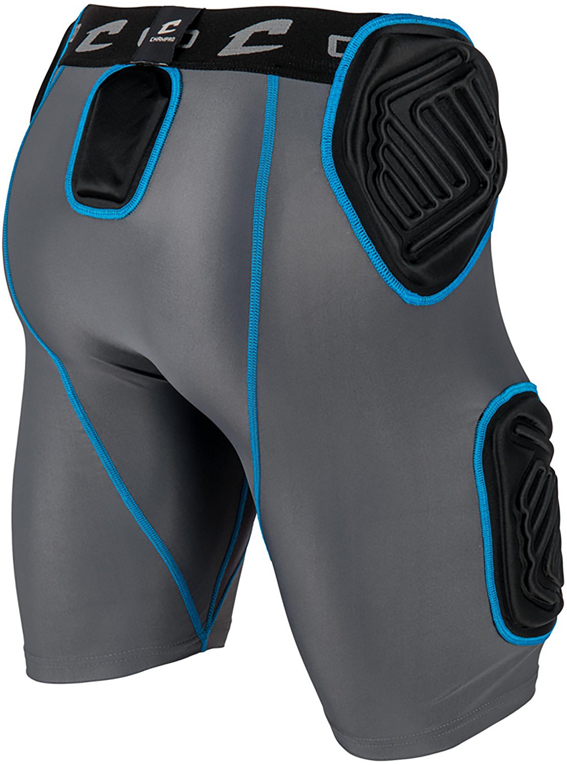Champro Adults' Bull Rush 5-Pad Integrated Girdle                                                                                - view number 2