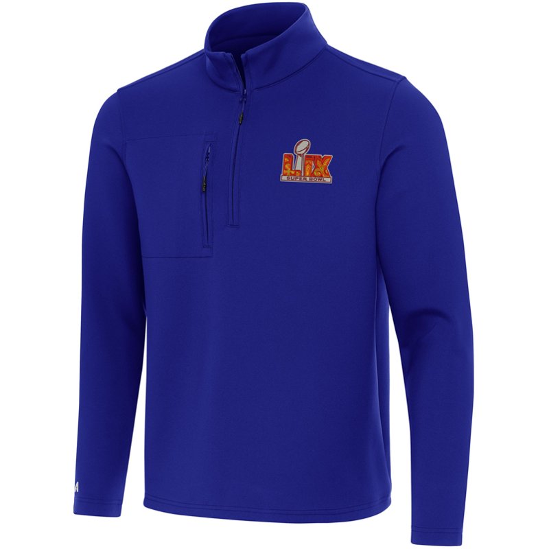 Antigua Men's NFL Super Bowl LIX Insider 1/4 Zip Pullover
