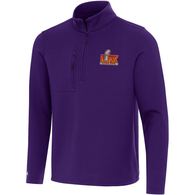 Antigua Men's NFL Super Bowl LIX Insider 1/4 Zip Pullover