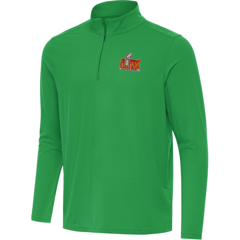 Antigua Men's NFL Super Bowl LIX Intent 1/4 Zip Pullover