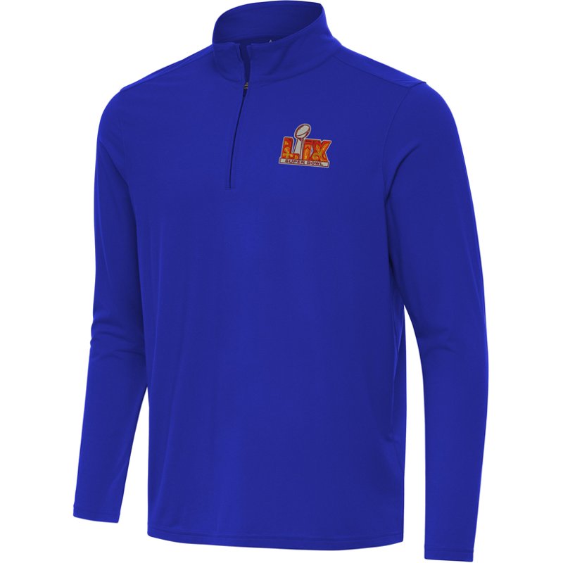 Antigua Men's NFL Super Bowl LIX Intent 1/4 Zip Pullover