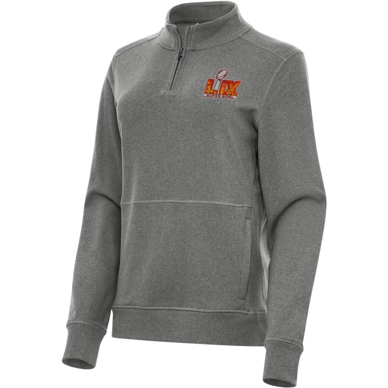 Antigua Women's NFL Super Bowl LIX Crush 1/4 Zip Pullover
