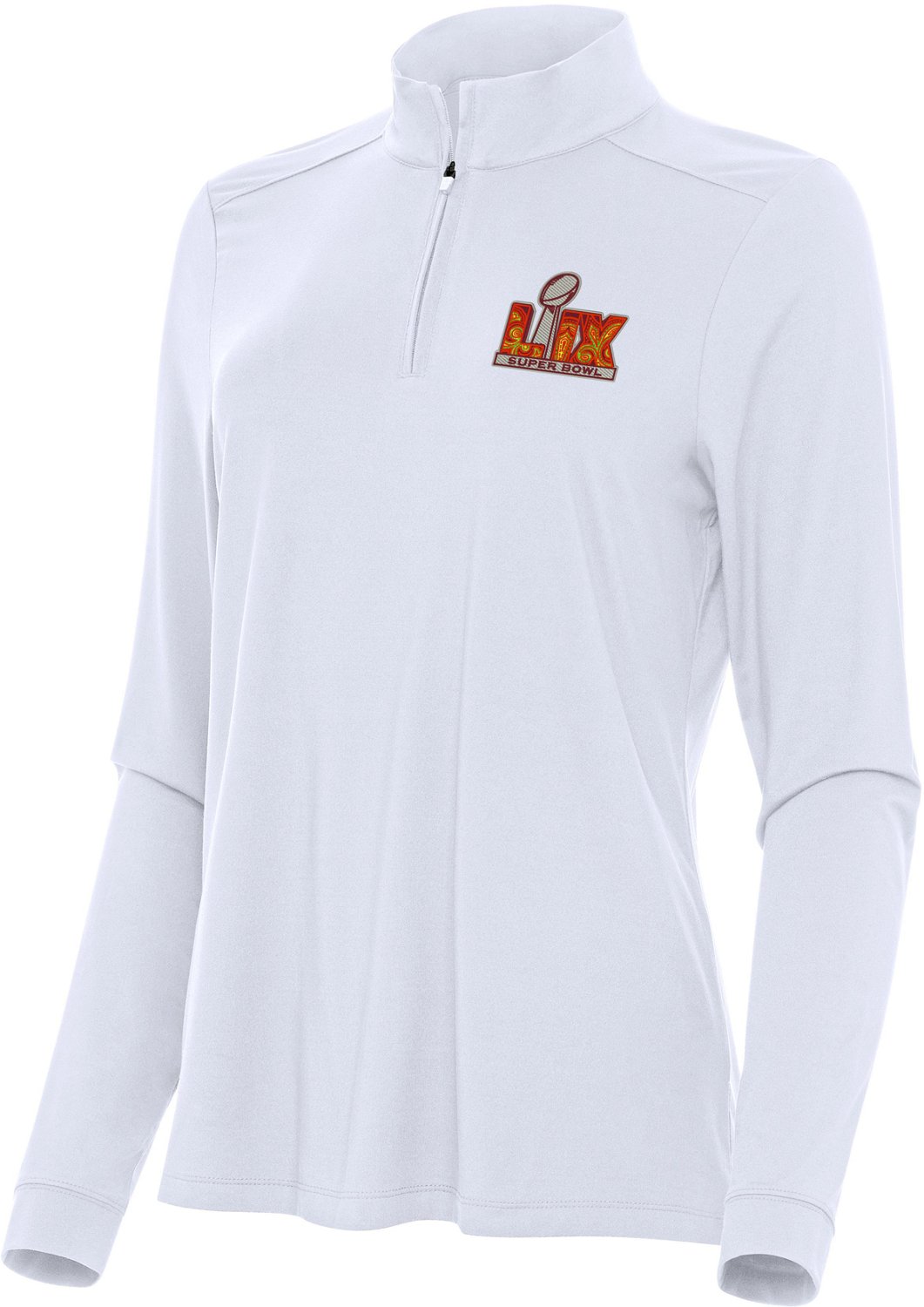 Antigua Women's NFL Super Bowl LIX Intent 1/4 Zip Pullover