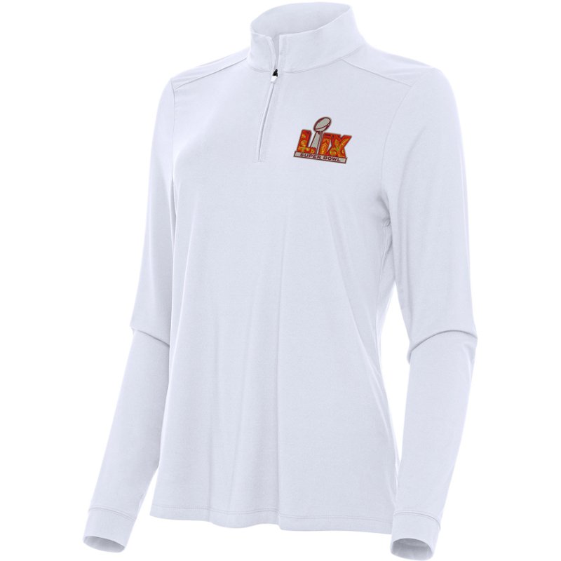 Antigua Women's NFL Super Bowl LIX Intent 1/4 Zip Pullover