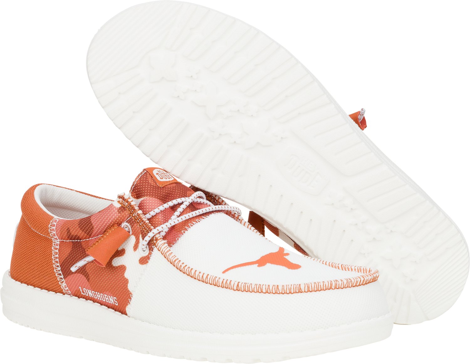 HEYDUDE Men's Wally NCAA University of Texas Slip-on Shoes - view number 4