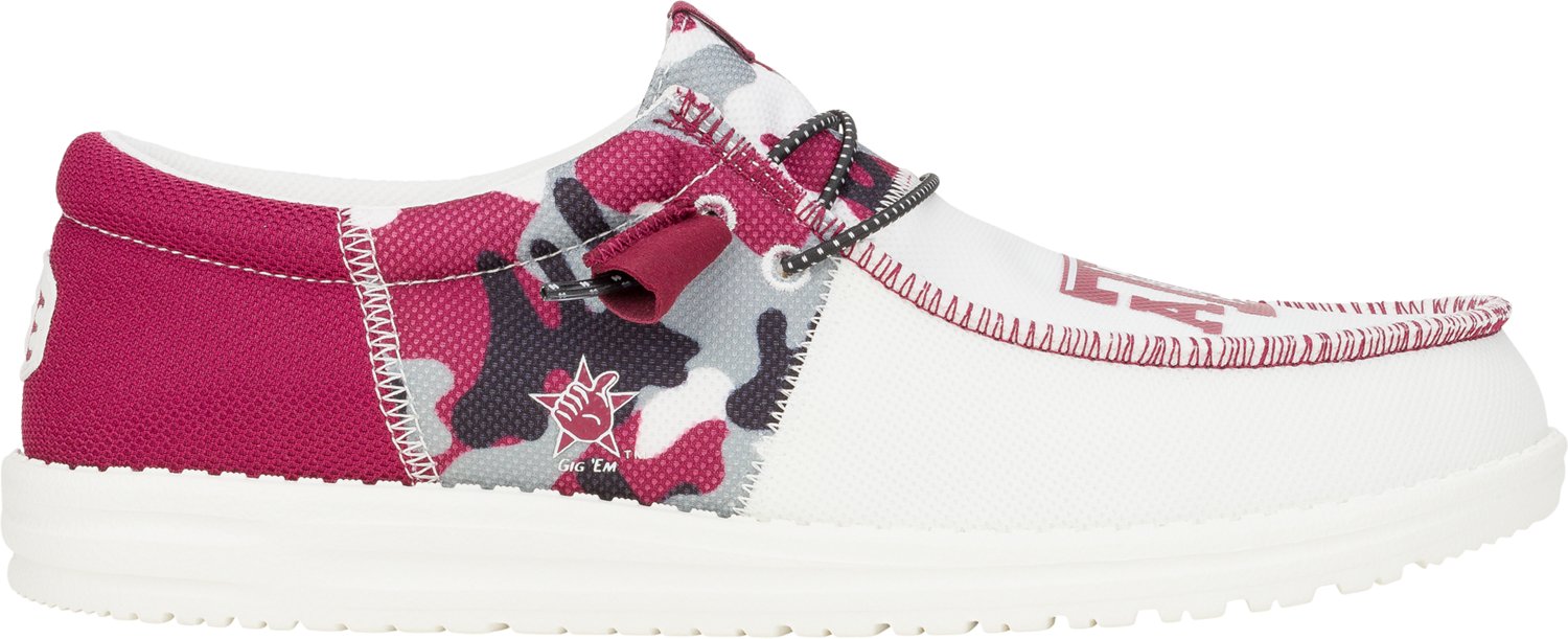 HEYDUDE Men's Wally NCAA Texas A&M University Slip-on Shoes