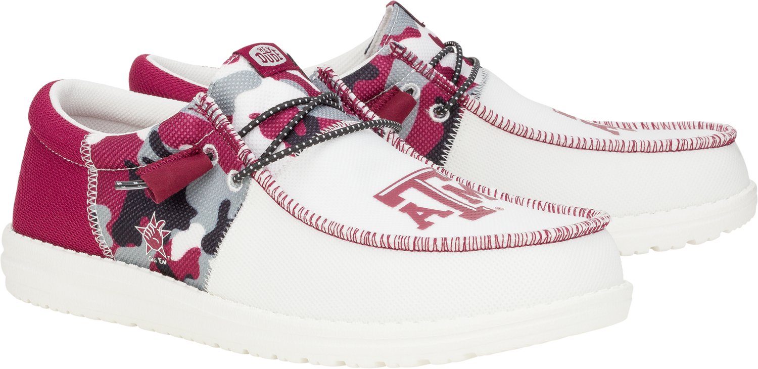 HEYDUDE Men's Wally NCAA Texas A&M University Slip-on Shoes - view number 3