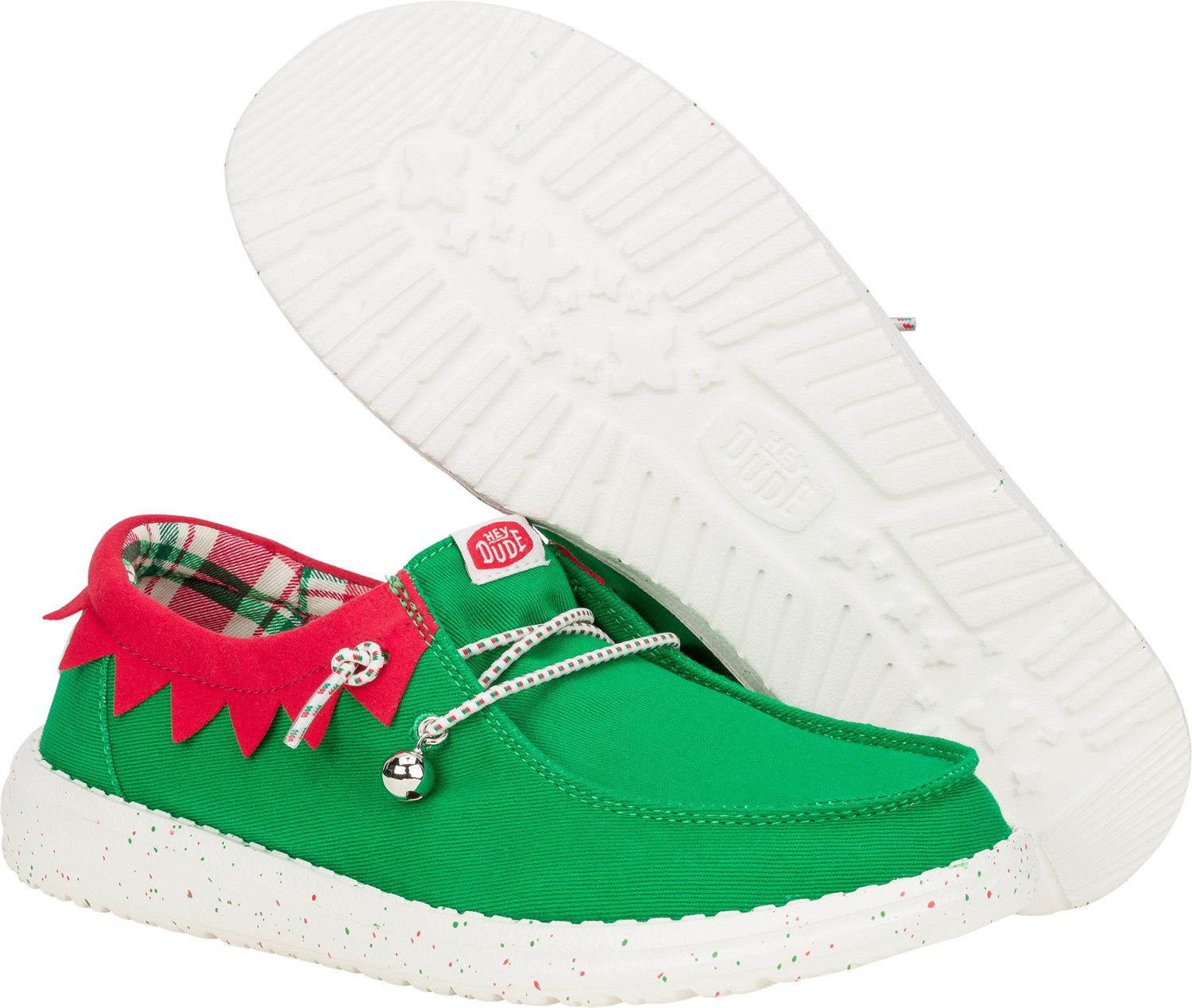HEYDUDE Women's Wendy Elf Holiday Novelty Shoes - view number 2