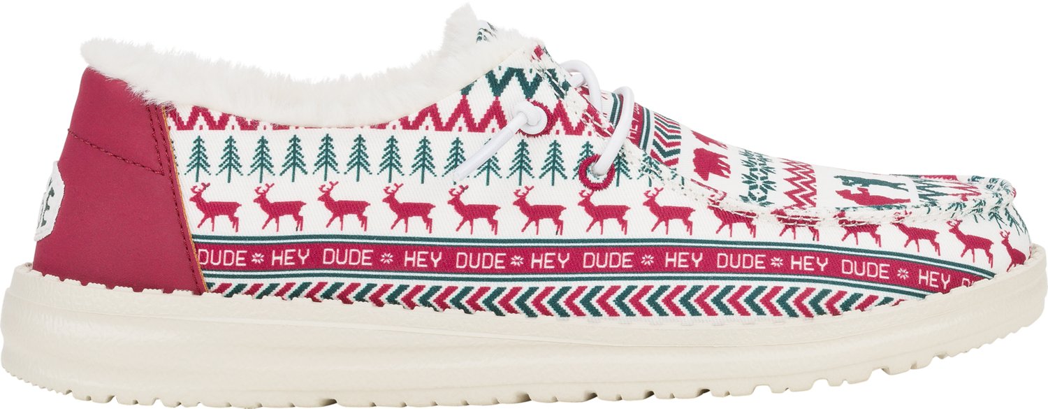 HEYDUDE Adults' Wendy Holiday Novelty Print Shoes