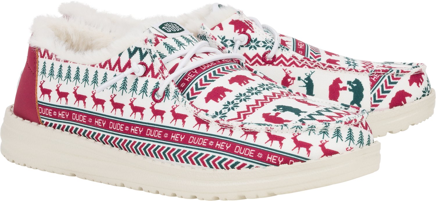 HEYDUDE Adults' Wendy Holiday Novelty Print Shoes - view number 2