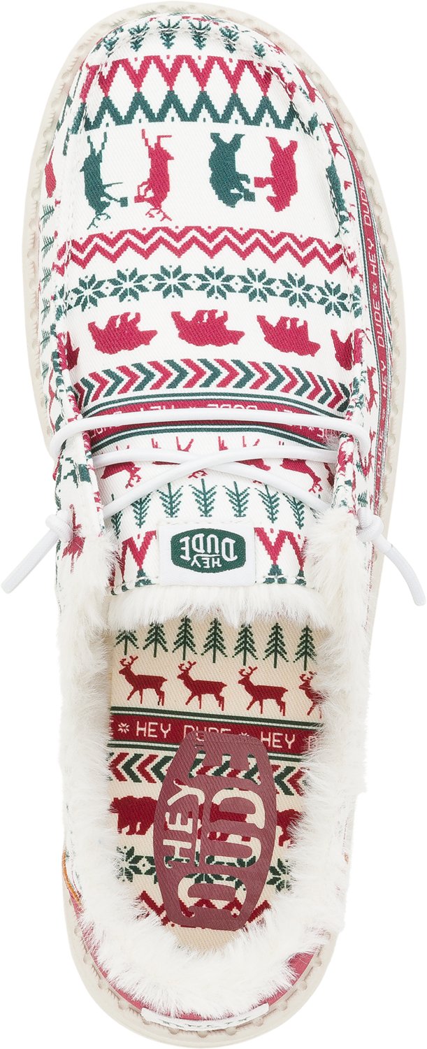HEYDUDE Adults' Wendy Holiday Novelty Print Shoes - view number 3