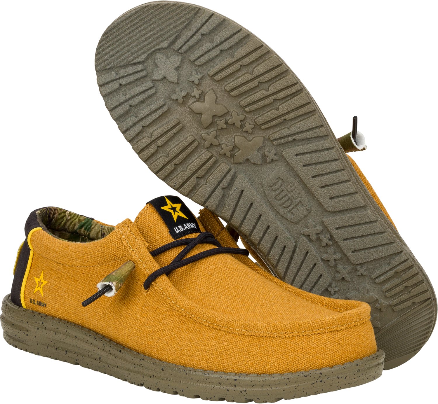 HEYDUDE Men's Wally Energy US Army Slip-on Shoes                                                                                 - view number 4