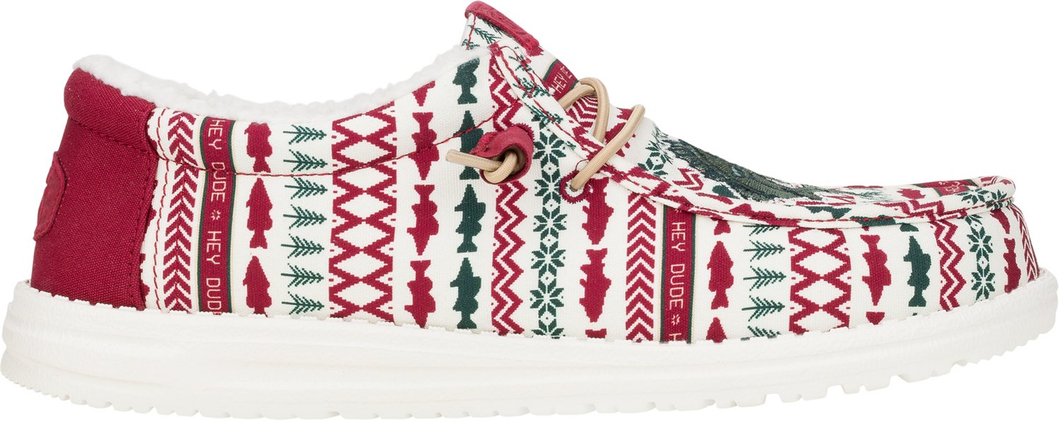 HEYDUDE Men's Wally Merry Fishmas Slip-on Shoes                                                                                  - view number 1