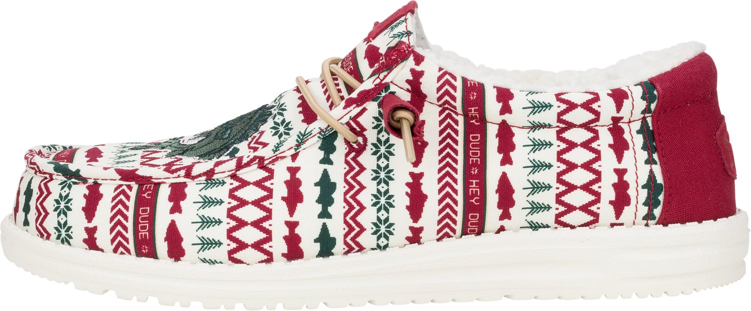 HEYDUDE Men's Wally Merry Fishmas Slip-on Shoes                                                                                  - view number 2