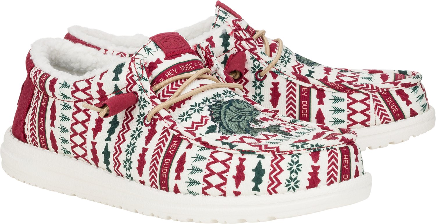 HEYDUDE Men's Wally Merry Fishmas Slip-on Shoes                                                                                  - view number 3