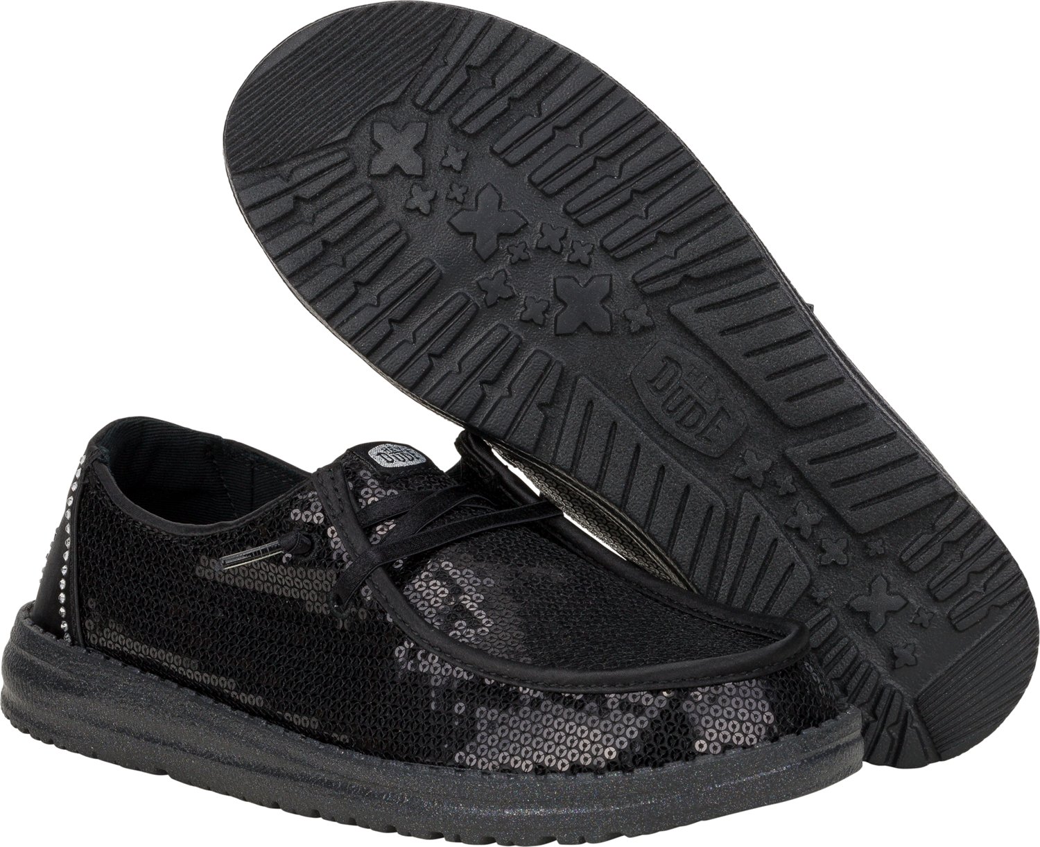HEYDUDE Women's Wendy Disco Sequin Slip-on Shoes - view number 4