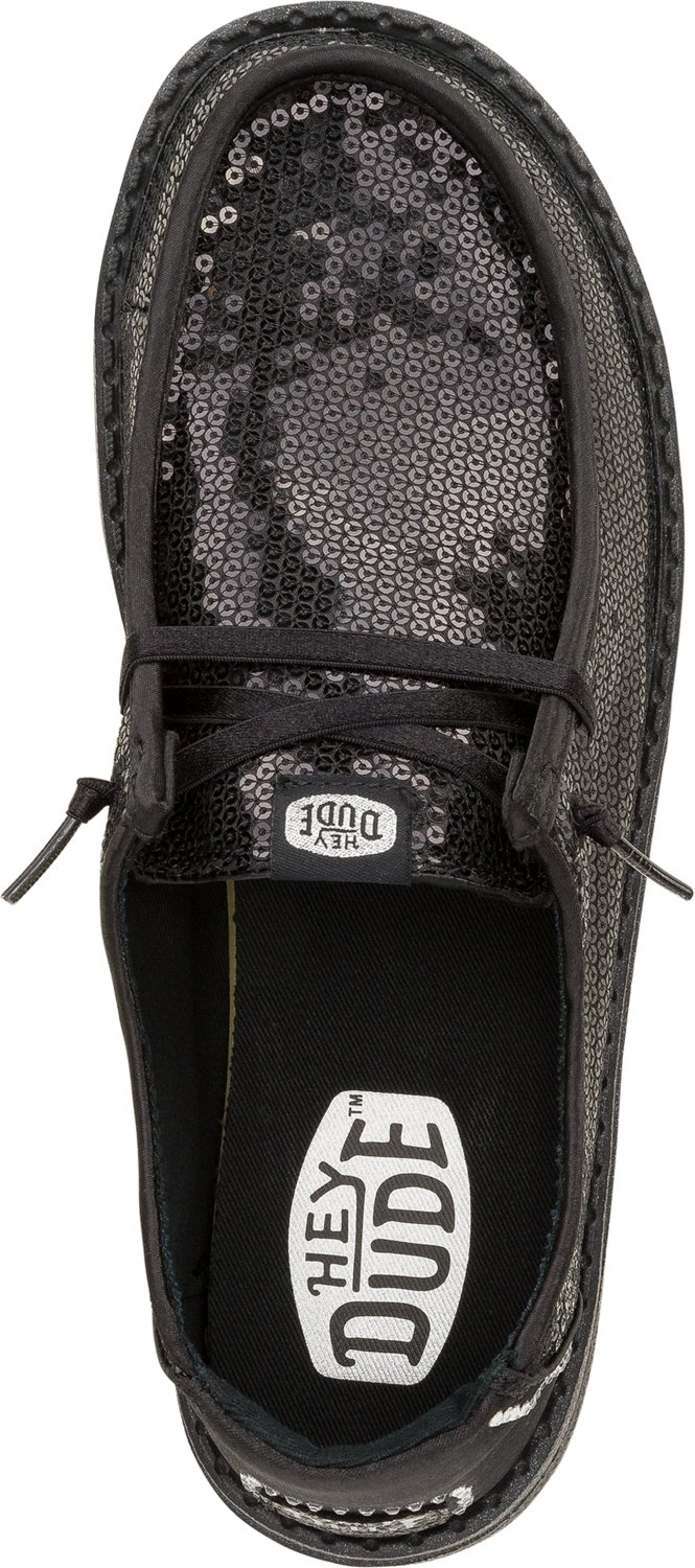 HEYDUDE Women's Wendy Disco Sequin Slip-on Shoes - view number 7