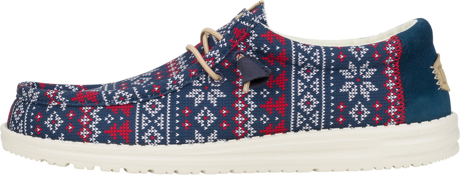 HEYDUDE Men's Wally Fairisle Sweater Slip-on Shoes - view number 2