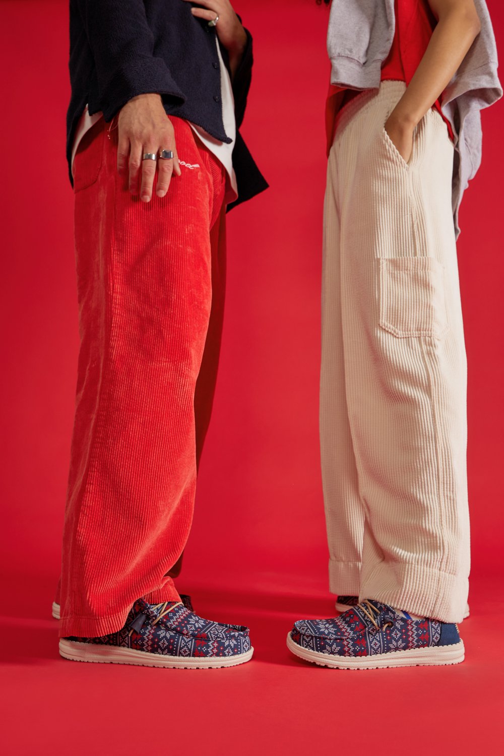 HEYDUDE Men's Wally Fairisle Sweater Slip-on Shoes - view number 8