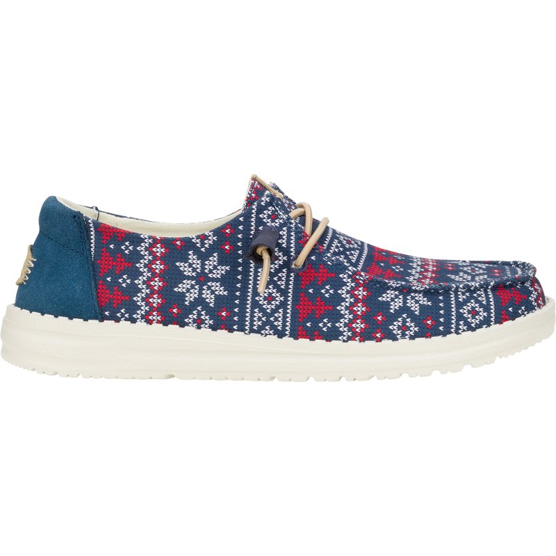 HEYDUDE Women's Fairisle Sweater Slip-on Shoes, 11 - Women's Casual at Academy Sports