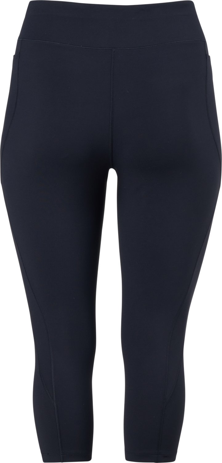 BCG Women's Plus Mid Rise Color Block Crop Leggings - view number 2