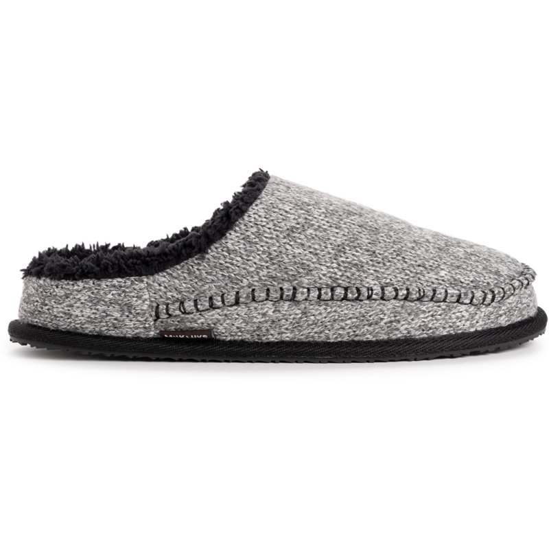 Muk Luks Men's Pieced Scuff Slippers Grey, Large - Slippers at Academy Sports