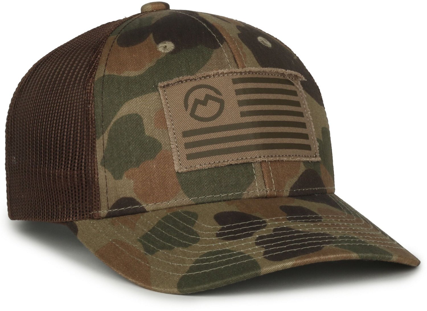 Magellan Outdoors Boys' Flag Frayed Patch Cap                                                                                   