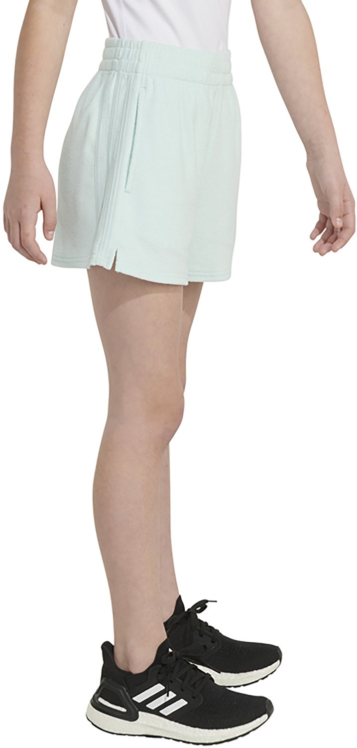 adidas Girls' All Day Terry Cloth Shorts                                                                                         - view number 3