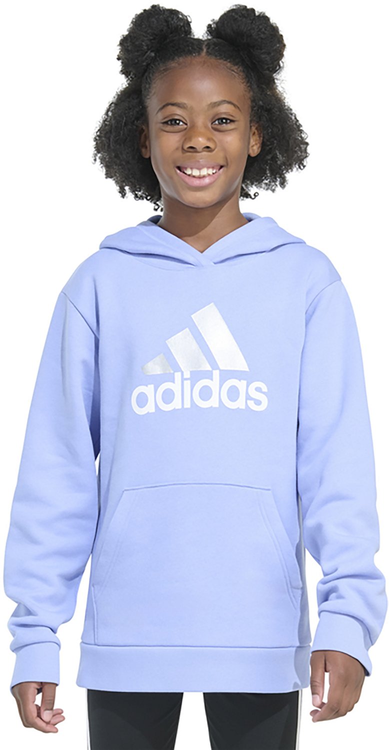 adidas Girls Essential Graphic Pullover Hoodie Academy