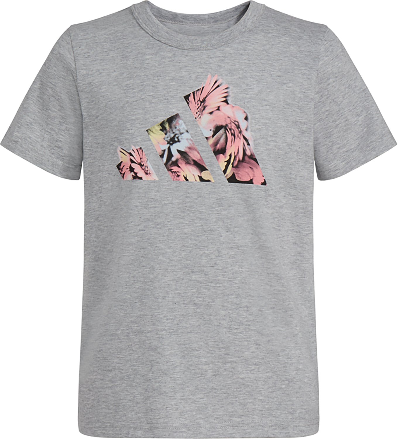 adidas Girl's Short Sleeve Heather Tee - view number 5