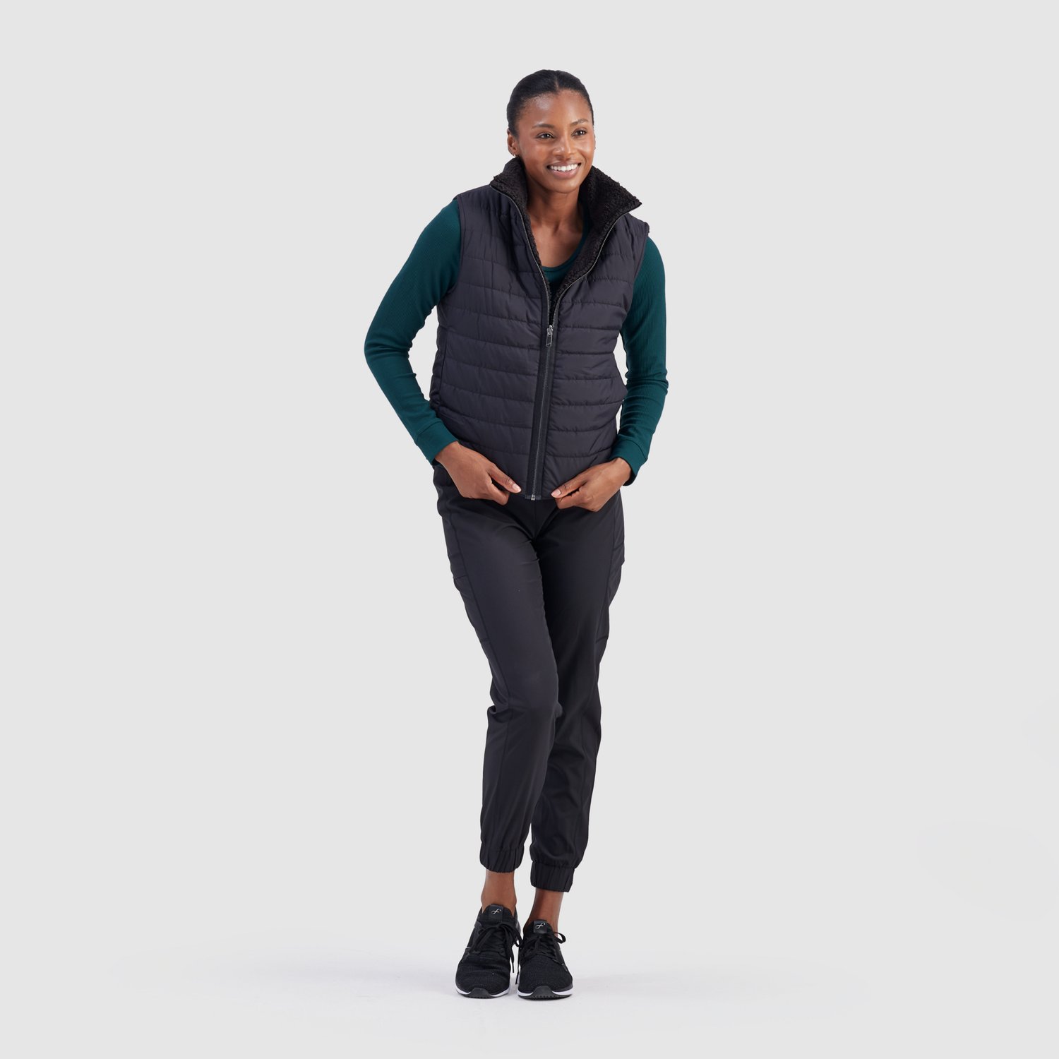 Freely Women's Chloe Sherpa Vest - view number 2