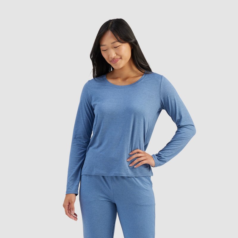 Freely Women's Lounge Top and Jogger Set Blue, Small - Women's Core/Basic Tops at Academy Sports