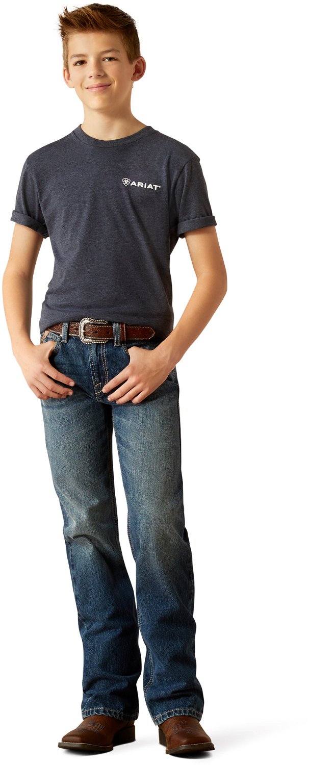 Ariat Boys' B4 Relaxed Kelvin Boot Cut Jean - view number 6
