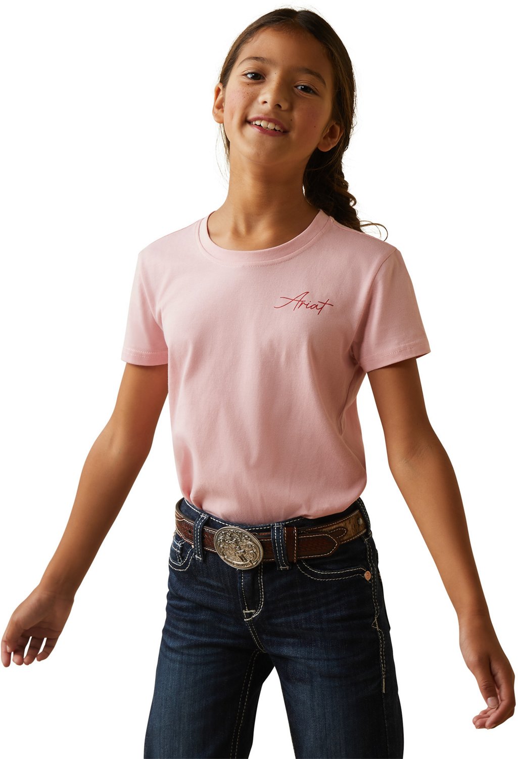 Ariat Girls' R.E.A.L Cool Cow Tee                                                                                                - view number 4