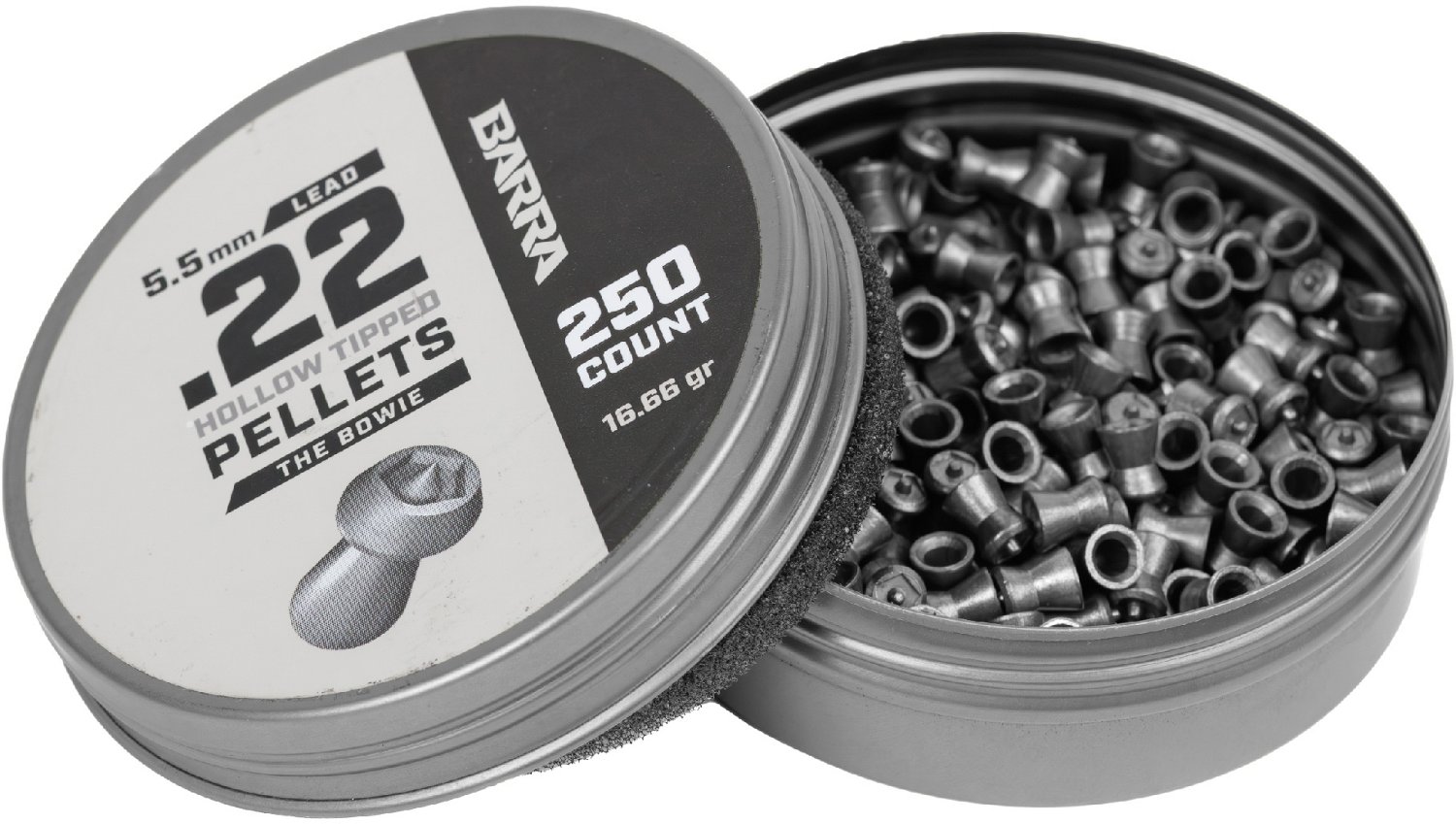 Barra Airguns The Bowie/Hollow .22 Caliber Pellets 250-Pack  - view number 2