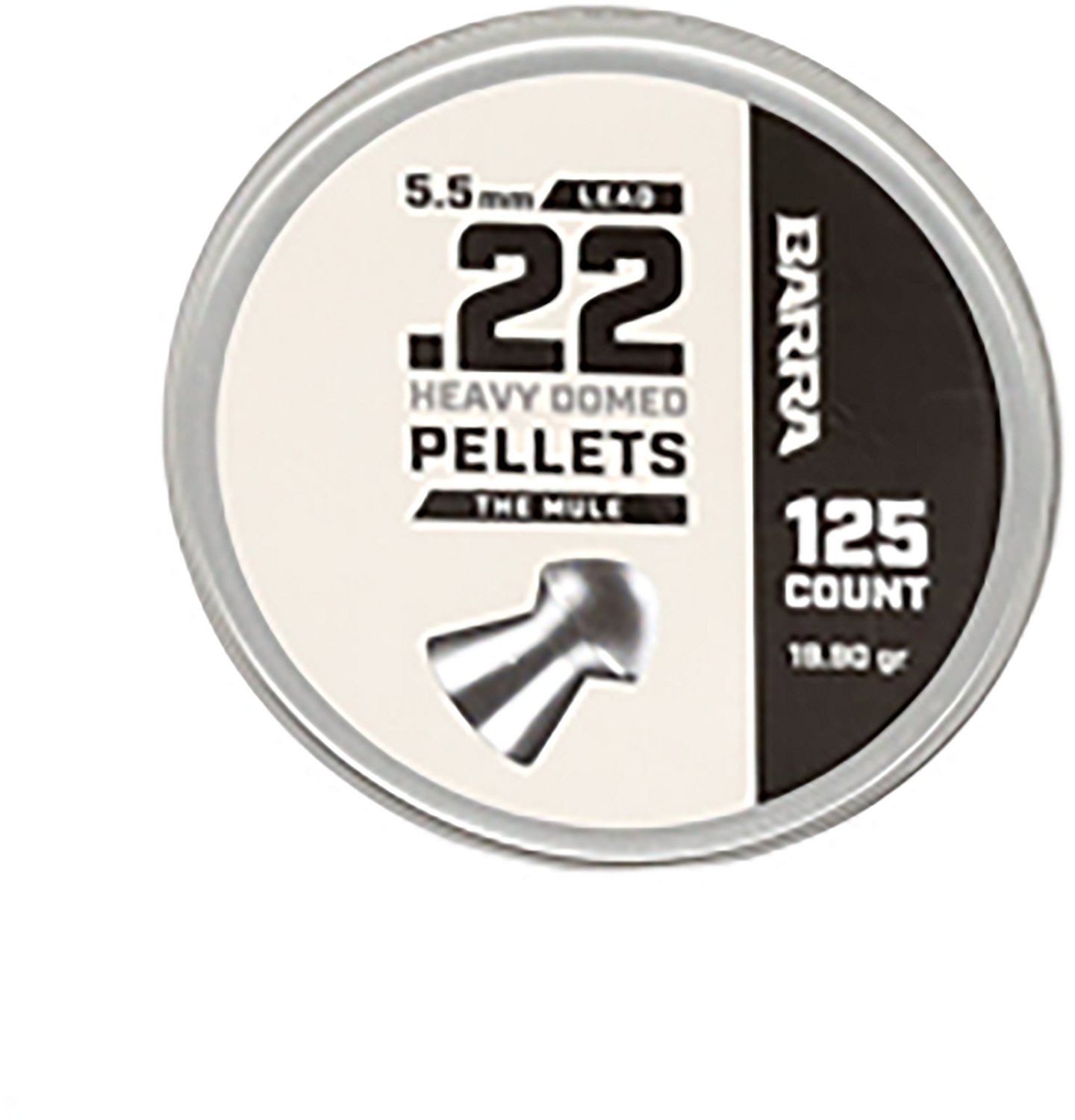 Barra Airguns The Mule/Heavy Dome .22 Caliber Pellets 125-Pack  - view number 3