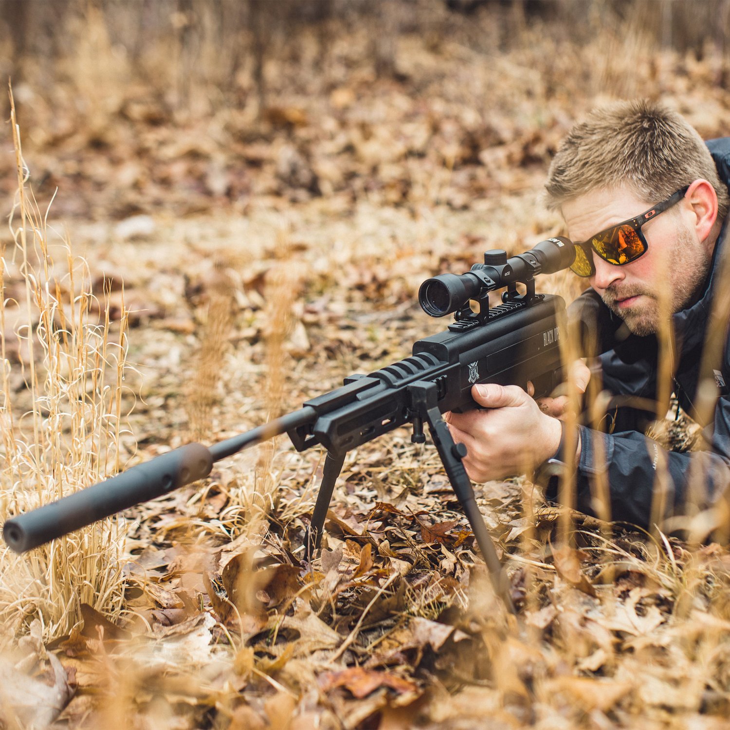 Black Ops Sniper .22 Caliber Spring Piston Pellet Rifle - view number 8