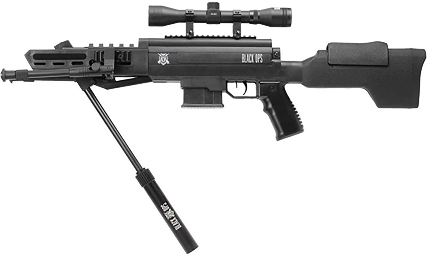 Black Ops Sniper .22 Caliber Spring Piston Pellet Rifle - view number 3