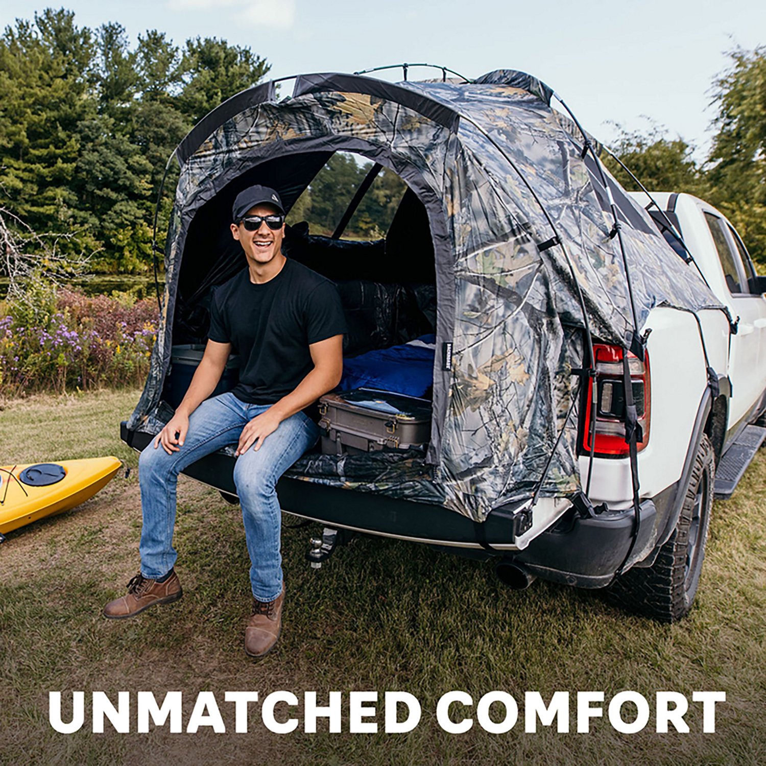 Napier Outdoors Backroadz 2 Person Camo Truck Tent 6 4 6 7 Full Size Regular Academy