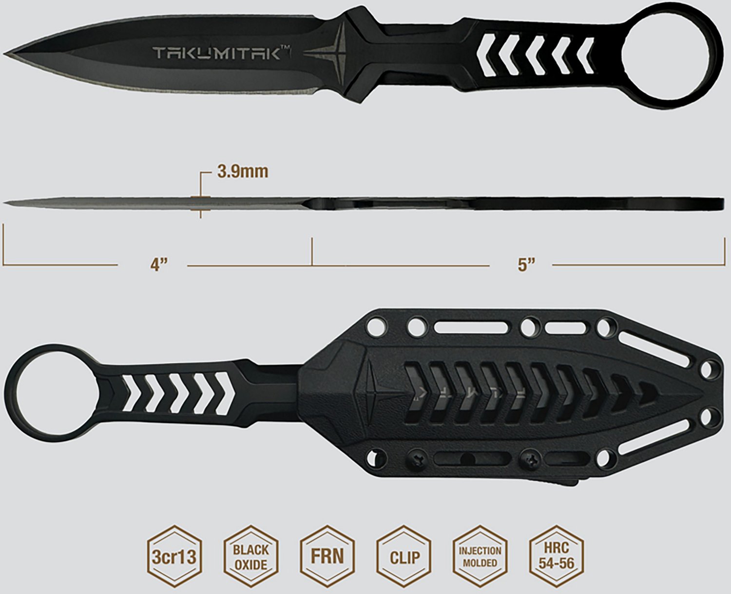 Takumitak Missing Screw 3cr13 Fixed Blade Knife - view number 2