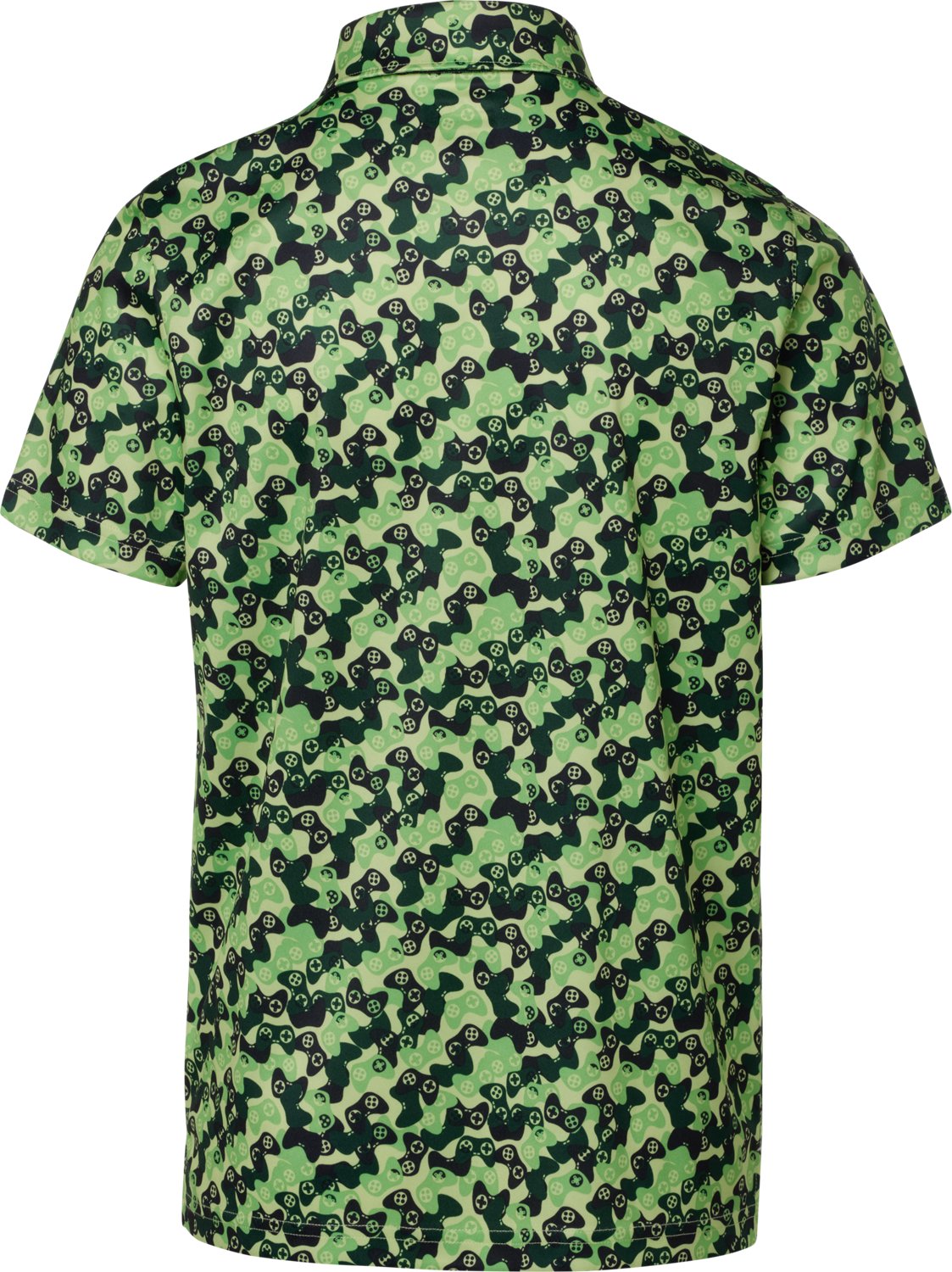 BCG Boys' Golf Gaming Camo Print Polo Shirt                                                                                      - view number 2