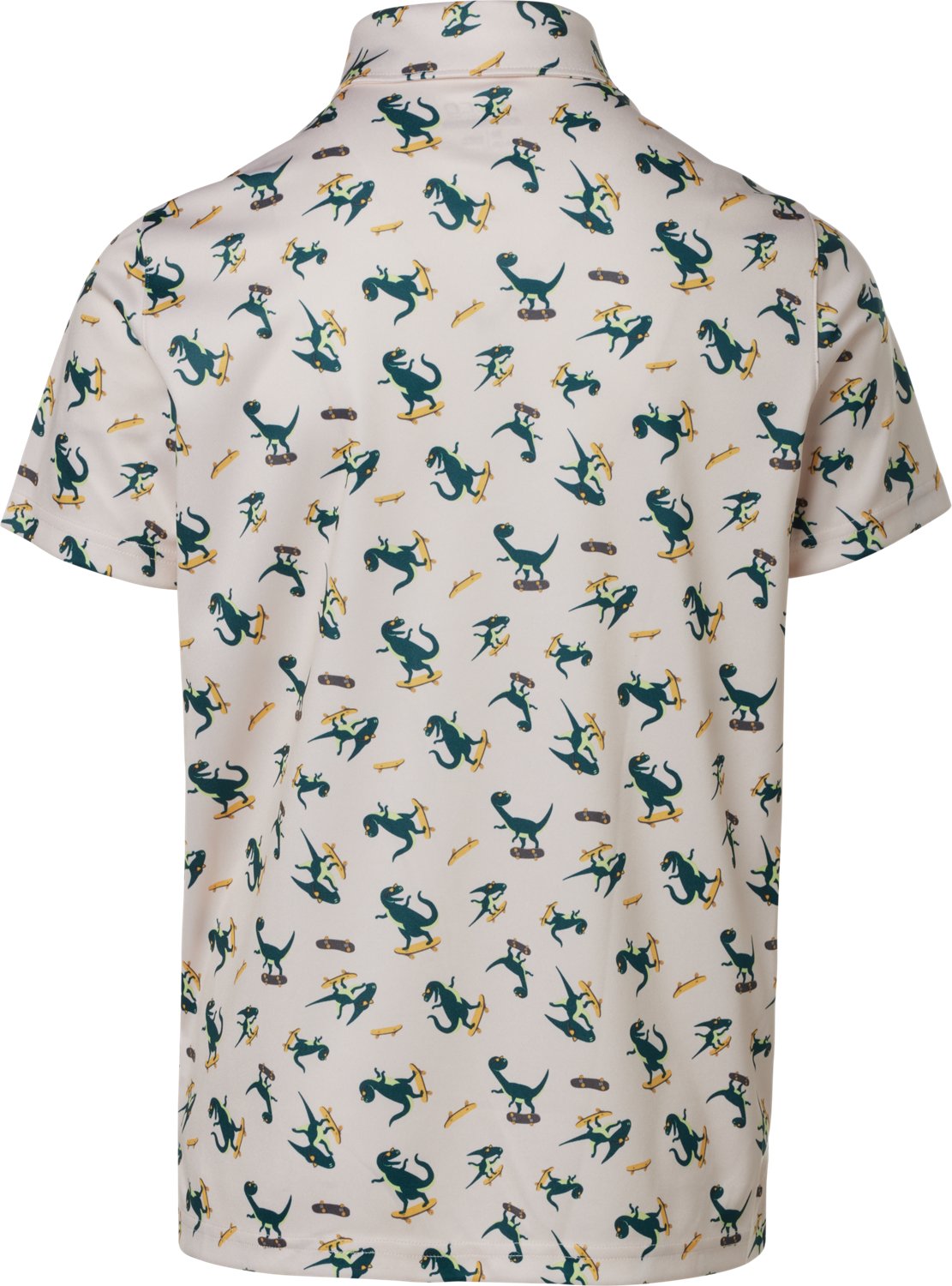 BCG Boys' Golf Print Dino Skate Polo Shirt                                                                                       - view number 2