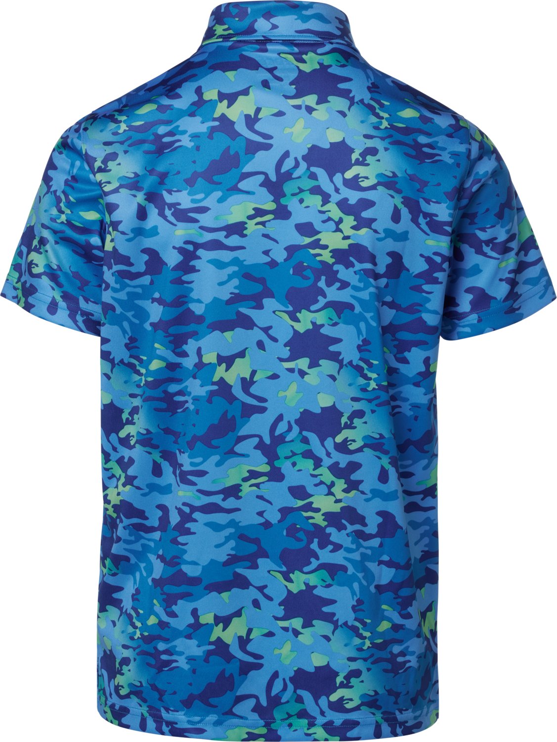 BCG Boys' Golf Print Gradient Camo Polo Shirt                                                                                    - view number 2