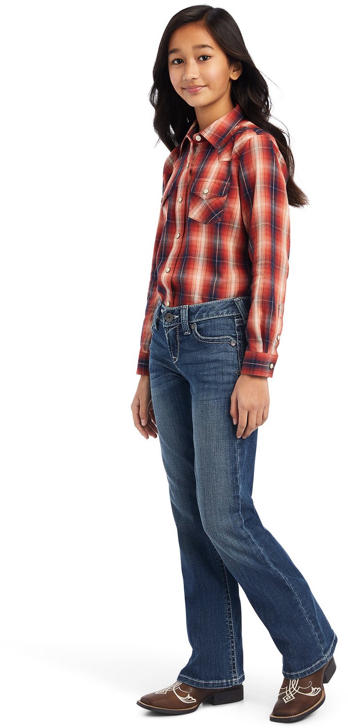 Ariat Girls' R.E.A.L Citrus Grove Shirt                                                                                          - view number 3