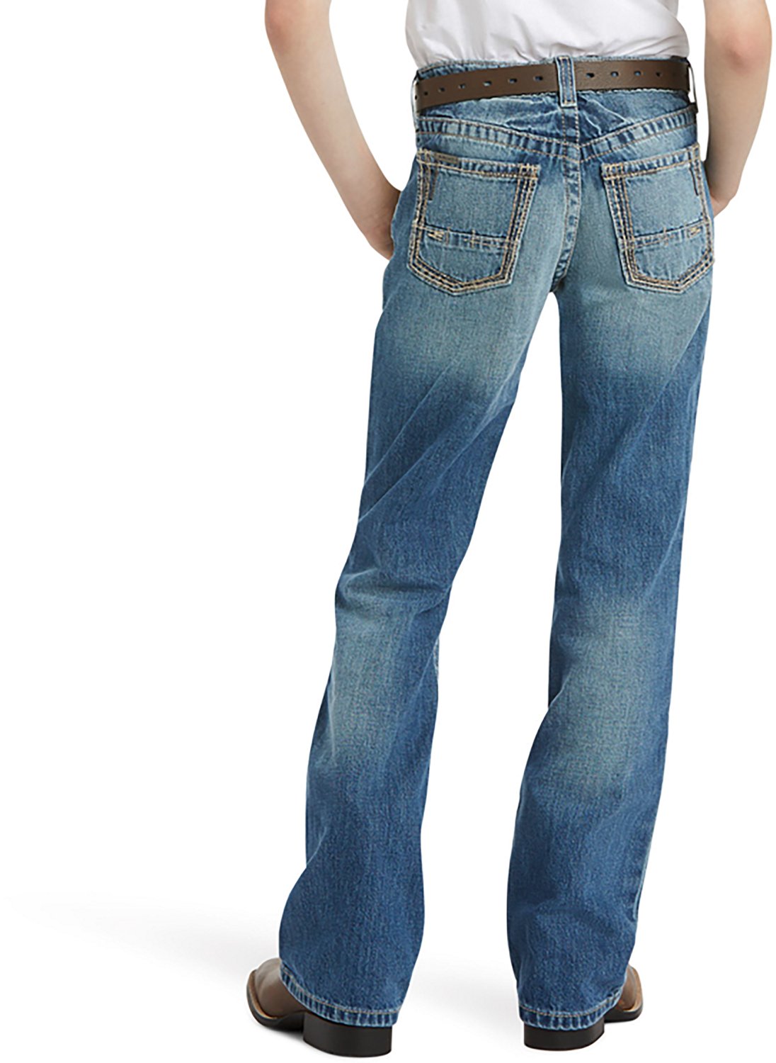 Ariat Boys' B4 Relaxed Boundary Boot Cut Jean - view number 2