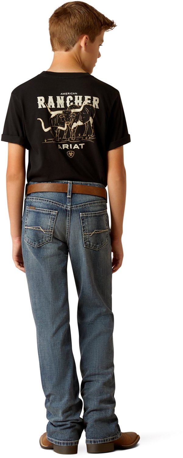 Ariat Boys' B4 Relaxed Challenger Boot Cut Jean - view number 2
